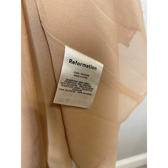 Reformation Pique Midi Dress in Paloma 4 - Picture 9 of 9